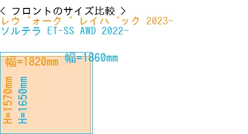 #レヴォーグ レイバック 2023- + ソルテラ ET-SS AWD 2022-